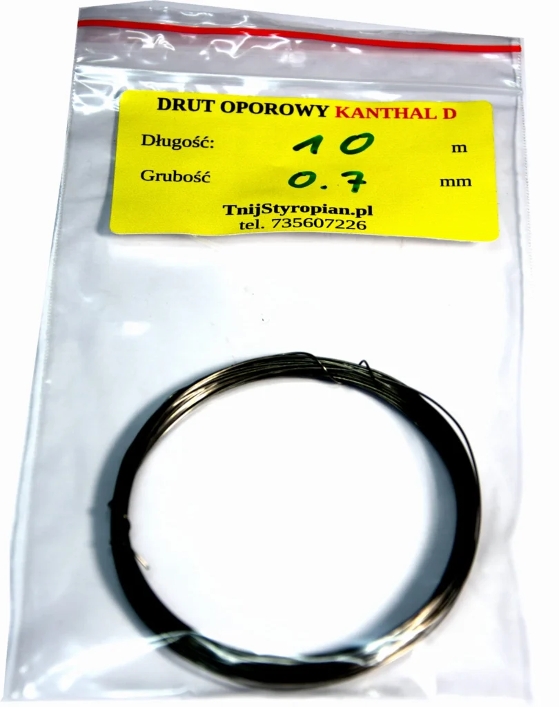 Drut oporowy KANTHAL D 0,7 mm 10 m